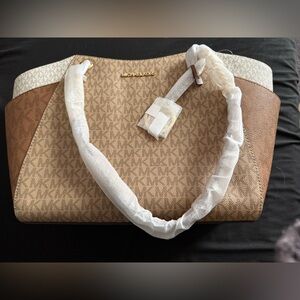 Michael Kors Camel Leather Tote